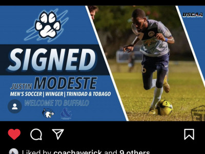 Justin Modeste 2023 Athletic Scholarship