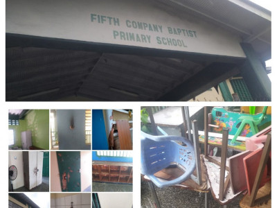 Help the Fifth Company Baptist School students' be back in school once again!